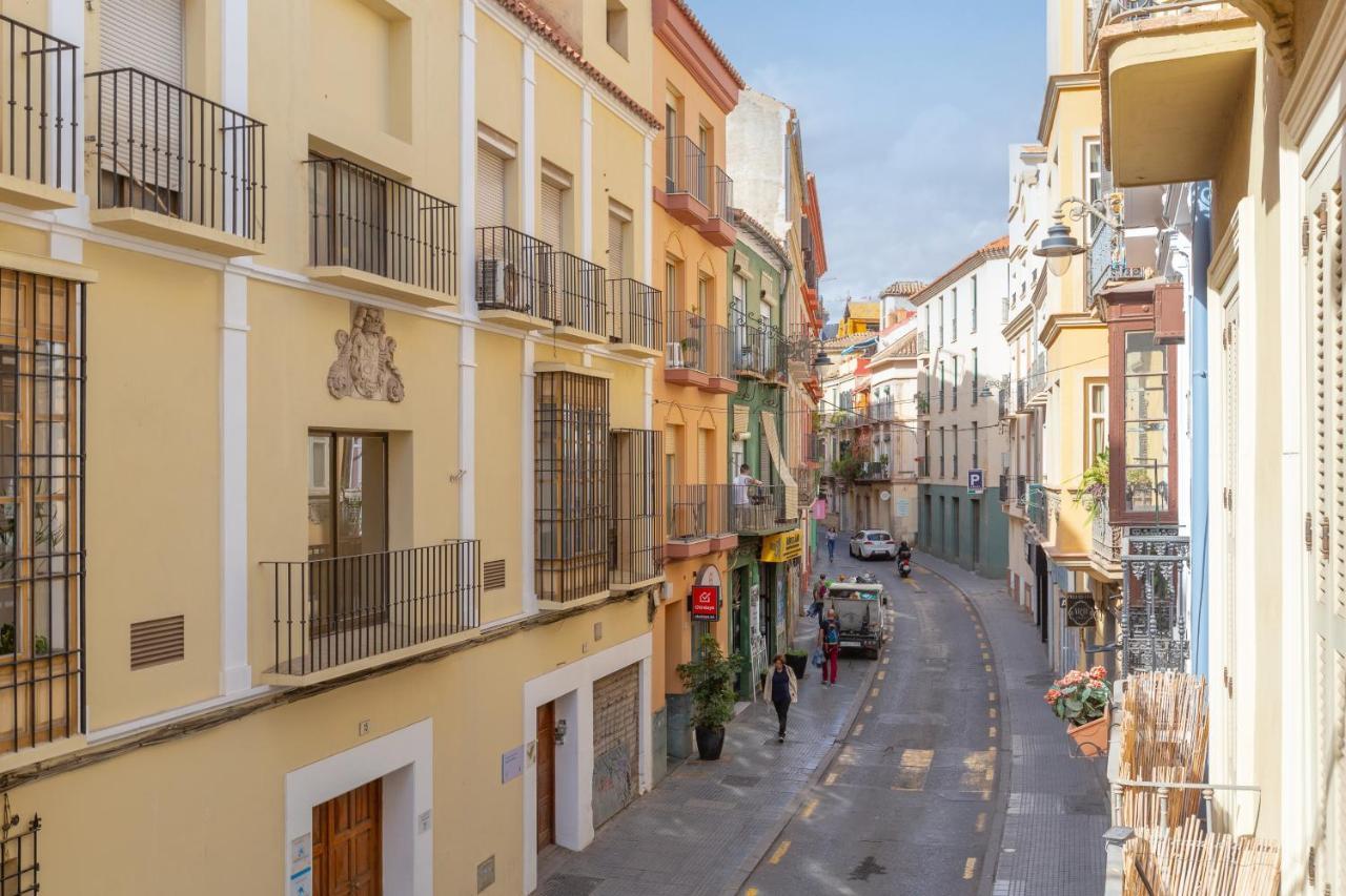 Bright Apartment With Patio And Balconies In The Center Málaga Exterior foto